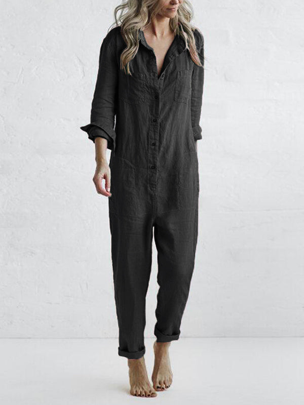 Claire - Long-sleeved jumpsuit